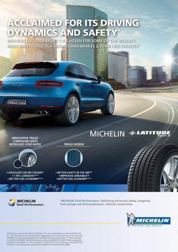 Michelin XL Latitude Sport 3 Jlr (Dt) 225/65R17 106V