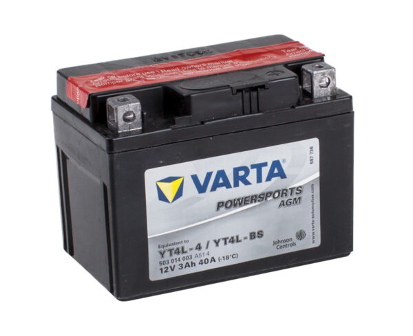 Varta Powersports Battery YT4L-4