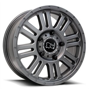 Black Rhino Yellowstone Matt Gunmetal 18×8 5×160 48P