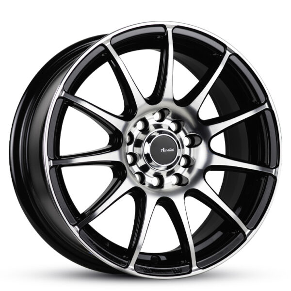 Advanti Racing Winner 38 MATT BLACK 15×6.5 5×100 38P