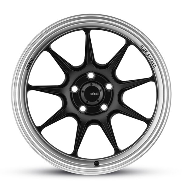 Konig Countergram 35 MATT BLACK 15×7.5 4×100 35P