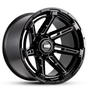 Grid GD12 0 GLOSS BLACK 18×9 6×135 0P