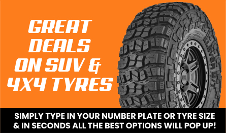 Great deals on SUV & 4x4 Tyres