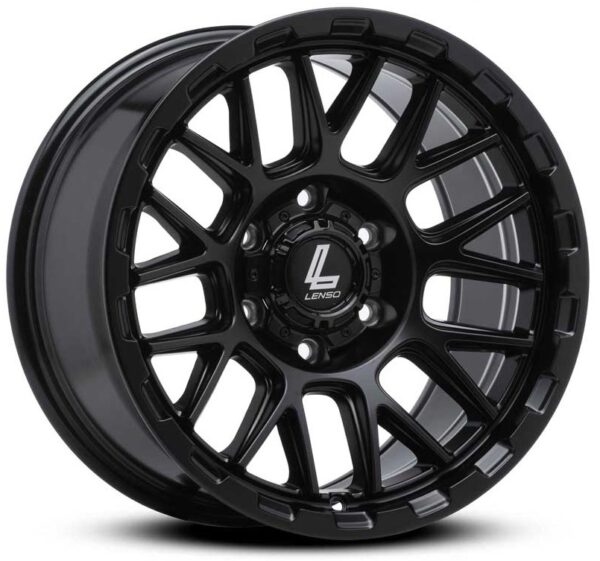 Lenso M1C | Cezar SATIN BLACK 17×9 6×139 12P