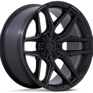 Fuel FC854 | Flux MATTE BLACK 17×9 6×139 1P