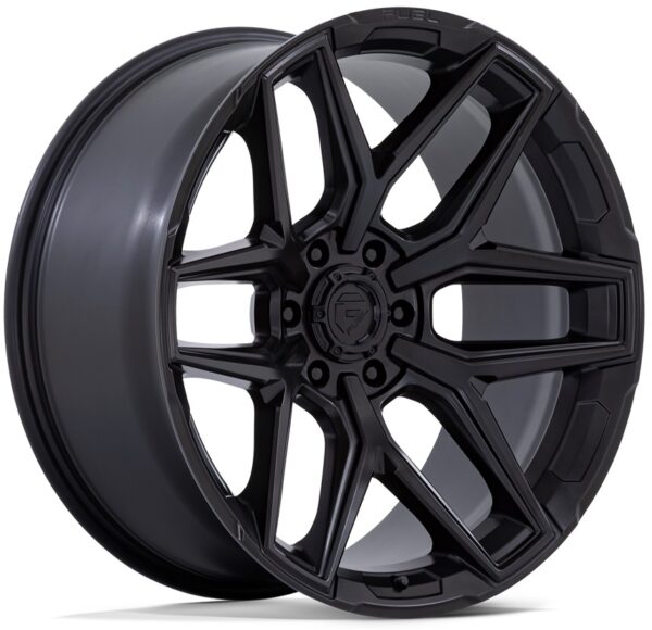 Fuel FC854 | Flux MATTE BLACK 17×9 6×139 1P