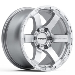 Black Rock Grip SILVER MACHINED 17×9 6×139.7 20PP