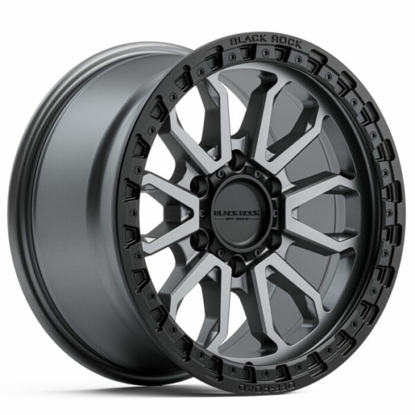 Black Rock Cobra Gunmetal Grey 20×9 6×139.7 20PP