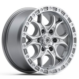 Black Rock Bolt SILVER MACHINED 17×8.5 6×139.7 30PP