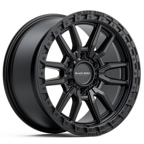 Black Rock Rambler Satin Black 18×8.5 6×139.7 30PP