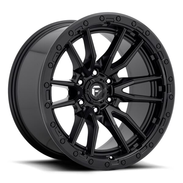 Fuel D679 | Rebel MATTE BLACK 16×8 6×139 1P