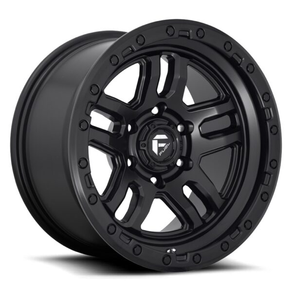 Fuel D700 | Ammo MATTE BLACK 17×9 6×139 1P