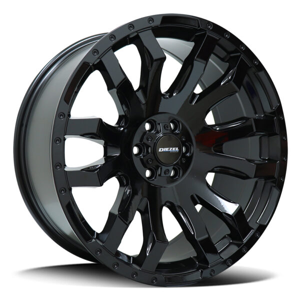 Diezel 9059 | Scar GLOSS BLACK 20×9 6×114 25P