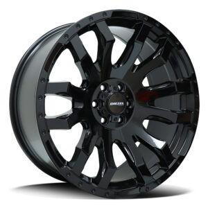 Diezel 9059 | Scar GLOSS BLACK 20×9 6×139 15P