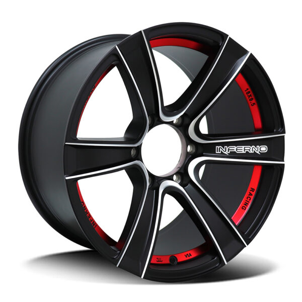 DTM Hd KF902 | Inferno MATTE BLACK 20×9.5 6×139 35P