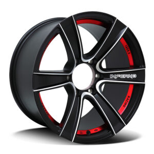 DTM Hd KF902 | Inferno MATTE BLACK 20×9.5 6×114 25P