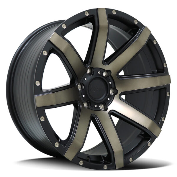 DTM Hd Stiletto Concave SATIN BLACK 20×9.5 6×114 15P