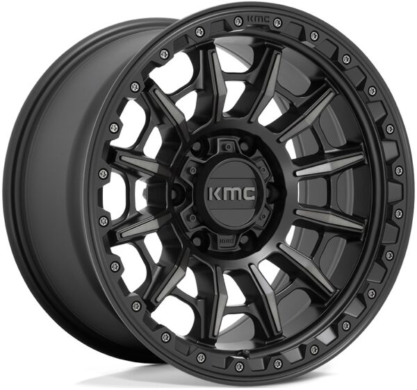 KMC KM547 | Carnage SATIN BLACK 17×9 6×139 0P