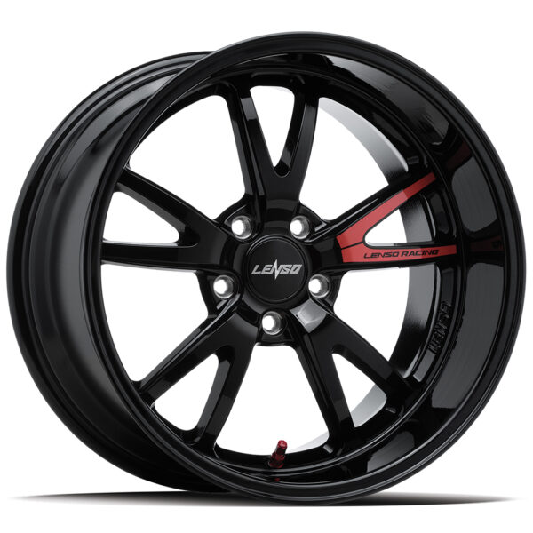 Lenso 95V | D1-RACING SATIN BLACK 18×9.5 5×114 22P