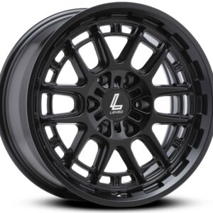 Lenso Hurricane SATIN BLACK 17×9 5×150 12P