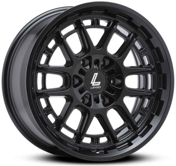 Lenso Hurricane SATIN BLACK 17×9 5×150 12P