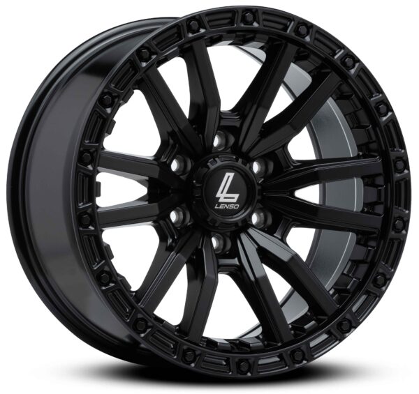 Lenso Max Valor SATIN BLACK 17×9 6×139 12P