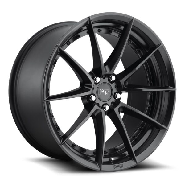 Niche M196 | Sector SATIN BLACK 19×9.5 5×112 48P