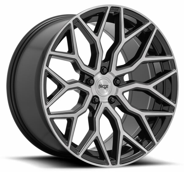 Niche M262 | Mazzanti BLACK BRUSH 19×8.5 5×120 35P