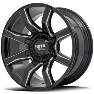 Moto Metal MO804 | Spider BLACK MILLED 20×9 5×150 18P