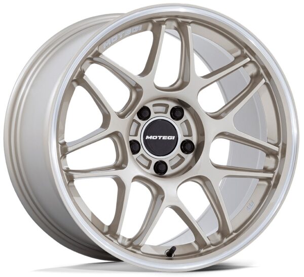 Motegi MR158 | Tsubaki GOLD MACHINED 18×8.5 5×114 35P