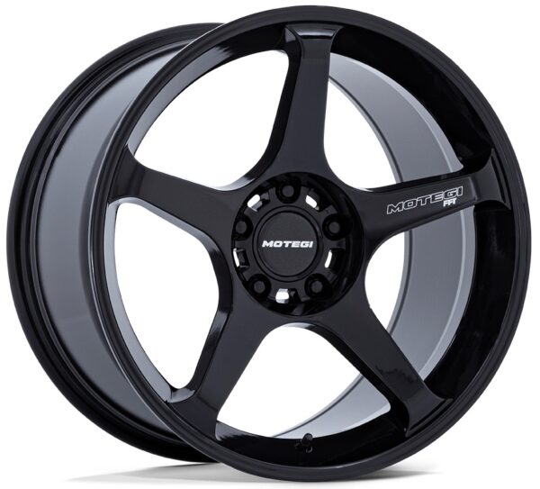 Motegi MR159 | Battle V GLOSS BLACK 17×8.5 5×100 30P