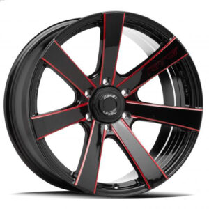 Lenso Rtg BLACK RED 20×9.5 6×139 15P