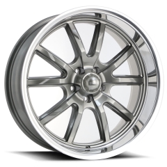 Ridler R650 Grey w/Polished 15×8 5×4.75 0P