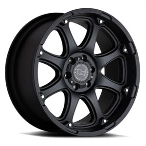 Black Rock Black Rhino Glamis Matt Black 17×9 6×139.7 12P