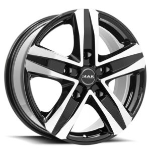 Mak STONE5 Gloss Black 16×6.5 5×114.3 40P