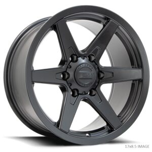 BGW Primal Matt Black 17×8.5 6×139.7 10P