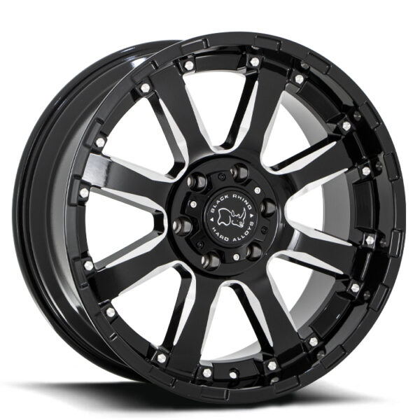 Black Rock Black Rhino Sierra Gloss Black 17×9 6×139.7 12P