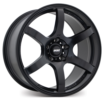 BGW Dc Tanaka Matt Black 18x9.5 5x114.3 22P - Trade Tyres