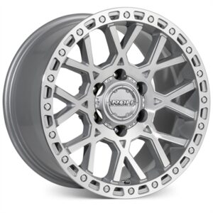 ROH Alloy Crawler Silver w/Machined 17×9 6×139.7 40P