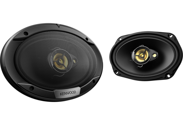 Kenwood KFC-S6976EX Stage Sound Series, 6 x 9 inch Flush Mount 3-way 3-Speaker System