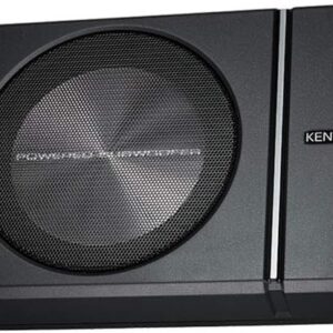 Kenwood KSC-PSW8 250W Max (150W RMS) Single 8 inch Under Seat Powered Subwoofer