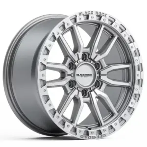 Black Rock Rambler SILVER MACHINED 18×8.5 6×139.7 30PP