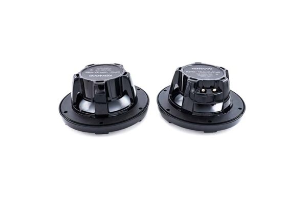 Kenwood KFC-1653MRB 6.5 inch Black Marine 2 Way Speakers 150 Watts