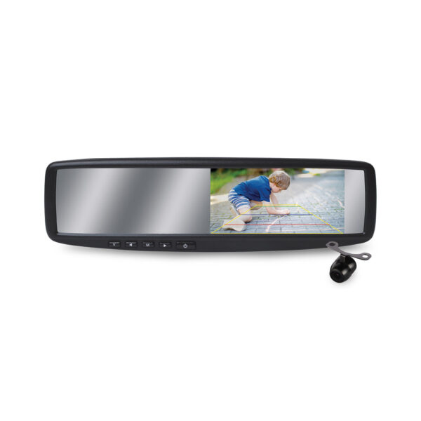 Parkmate MCPK-43BG 4.3” Mirror Monitor & Mini Camera Pack