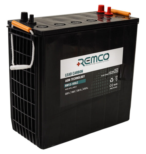 Remco AGM Deep Cycle Battery RM12-185LC