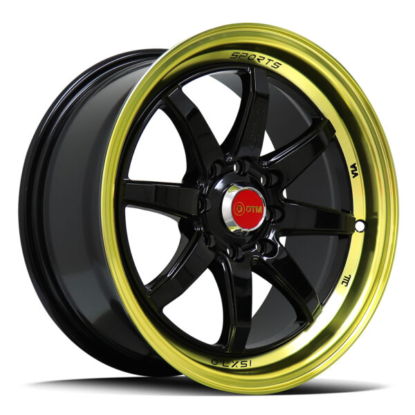 DTM Old-Skool 3730 | Atom BLACK GOLD 15×7 4×114 30P