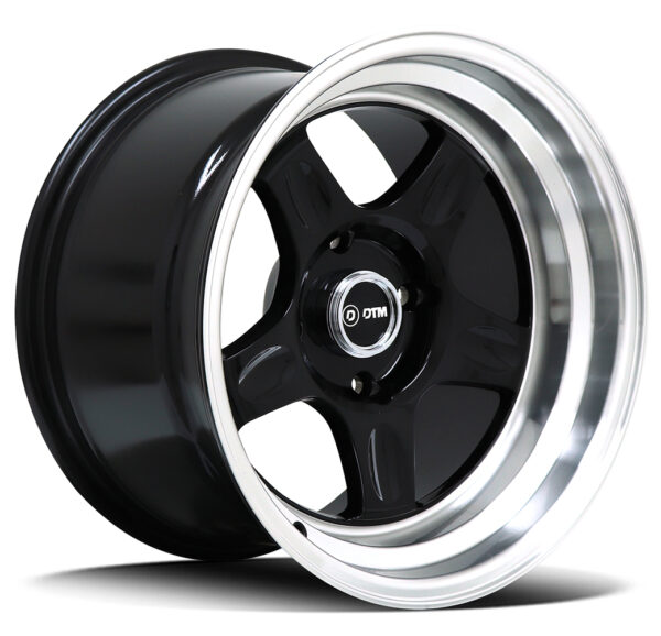 DTM Old-Skool Luca BLACK POLISH 15×8 4×114 0P