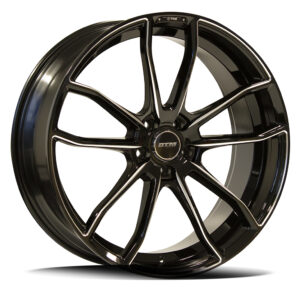 DTM 3133 | Unduli BLACK MILLED 22×9 5×114 40P