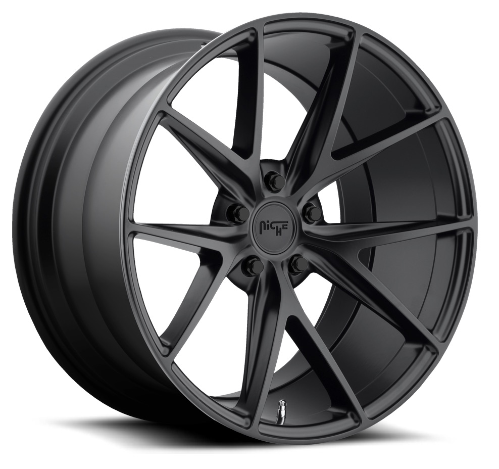 Niche M117 | Misano MATTE BLACK 17x8 5x120 40P - Trade Tyres