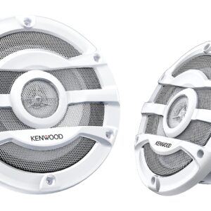 Kenwood KFC-2053MRW 300 Watt Powersports/Marine Boat White Speakers